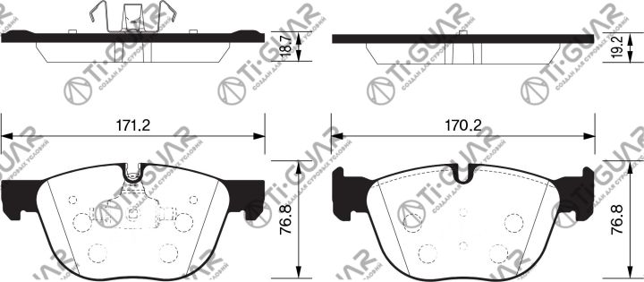 Тормозные колодки TG-0094/PN0094* Ti·GUAR