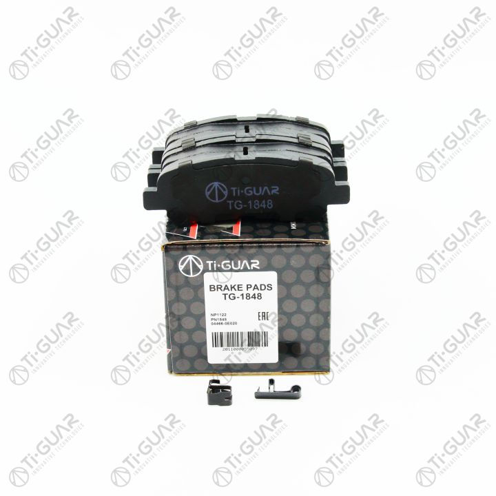 Тормозные колодки TG-1848/PN1848* Ti·GUAR Тормозные колодки TG-1848/PN1848* Ti·GUAR