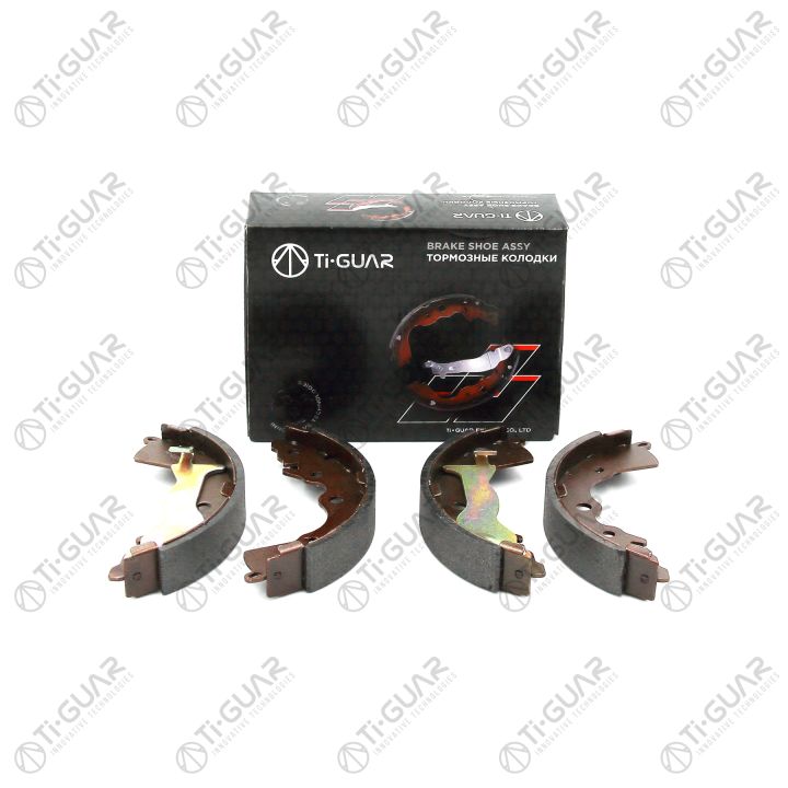 Тормозные колодки (РУЧНОГО ТОРМОЗА) TG-0834/FN0664* Ti·GUAR (комплект 4шт.)